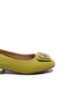 Imagine Balerini galben muștar, eleganți, din piele naturală FNX88321