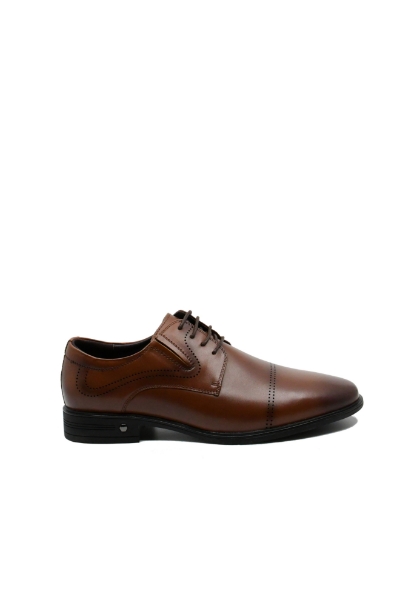 Imagine Pantofi maro eleganți din piele naturală FNX7065-844