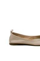 Imagine  Balerini nude din piele naturală moale, cu fundă proeminentă