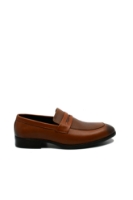 Imagine Loaferi slip-on maro din piele naturală MIR392