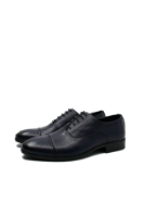 Imagine Pantofi cap-toe bleumarin bărbați din piele naturală MIR303