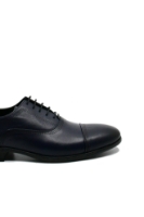 Imagine Pantofi cap-toe bleumarin bărbați din piele naturală MIR303