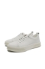 Imagine Pantofi sport plain white, din piele naturală FNXY130