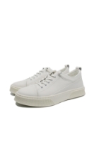 Imagine Pantofi sport plain white, din piele naturală FNXY130