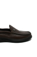 Imagine Mocasini maro cafea, din piele naturală moale FNX93701