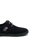 Imagine Pantofi casual navy, din piele printată nabuc OTR2818