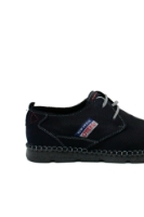 Imagine Pantofi casual navy, din piele printată nabuc OTR2818