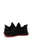 Imagine Sneakers din material textil tricotat, negri cu detalii roșii OTR620016