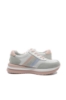 Imagine Pantofi sport din piele naturală, albi cu detalii pastel FLGF03