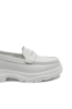 Imagine Loaferi cu platformă, albi, din piele naturală FLG202