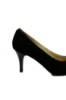 Imagine Pantofi stiletto negri, din piele întoarsă SORA17