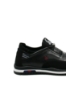 Imagine Pantofi sport negri din piele naturală cu mix de inserții OTR20036