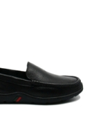Imagine Mocasini negri, flexibili, din piele naturală cu granulații OTR620008