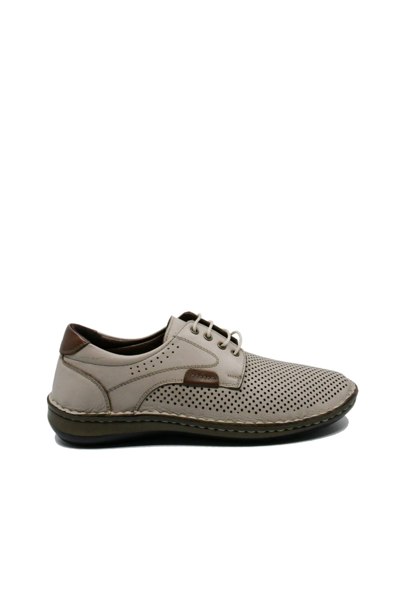 Imagine Mocasini anatomici bej, din piele naturală GOR9506