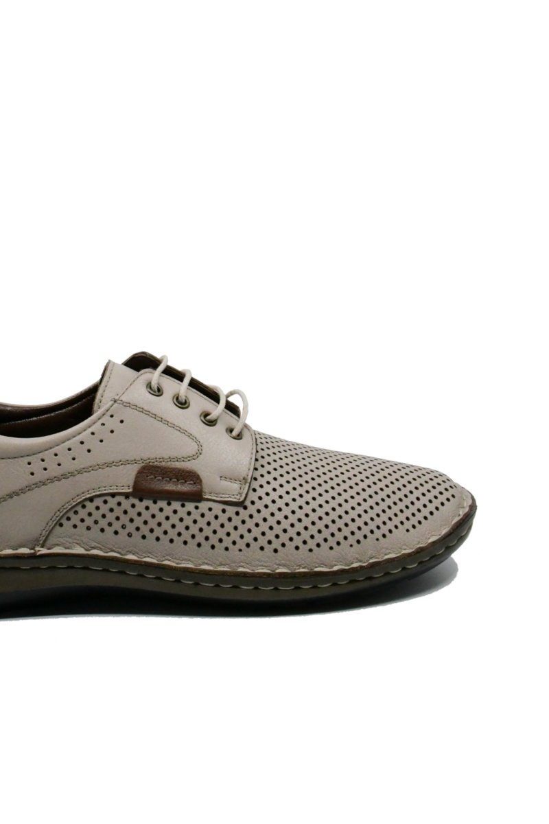 Imagine Mocasini anatomici bej, din piele naturală GOR9506