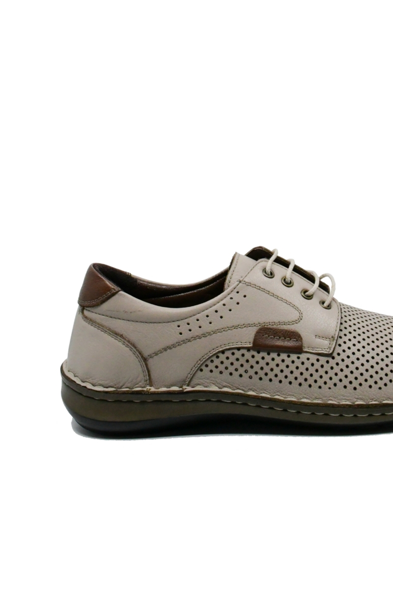Imagine Mocasini anatomici bej, din piele naturală GOR9506