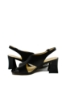 Imagine  Sandale office elegante negre din piele naturală FNX4409