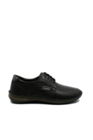 Imagine Mocasini anatomici bărbați negri, din piele naturală GOR9506
