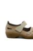 Imagine Pantofi comozi damă bej din piele naturală RIK41369-60