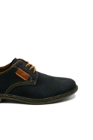 Imagine Pantofi casual bleumarin din piele întoarsă RIK13439-14