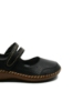 Imagine Pantofi comozi cu baretă negri din piele naturală RIK44871-00