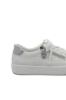 Imagine Pantofi sport din piele naturală, albi, cu aspect împletit REMD0916-81