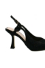 Imagine Pantofi decupați sparkle black cu toc stiletto MEN24079