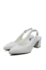 Imagine Pantofi decupați damă albi din piele naturală, cu vârf ascuțit GOR24118