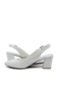 Imagine Pantofi decupați damă albi din piele naturală, cu vârf ascuțit GOR24118