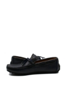 Imagine Mocasini bleumarin bărbați din piele naturală granulată TR123