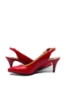 Imagine Pantofi decupați stiletto roșii, din piele naturală SORD24