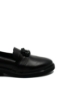 Imagine Pantofi damă casual, cu coroniță decorativă, negri, din piele naturală FLO611