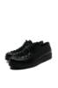 Imagine Pantofi casual cu șireturi până la vârf, negri, din piele naturală FLO899