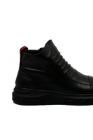 Imagine Ghete bărbați elegante negre, din piele naturală FNX1003-1