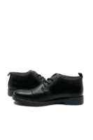 Imagine Ghete joase, bărbați, negre, din piele eco cu pattern RIK13031-00