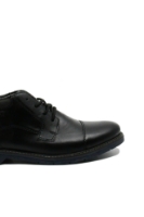 Imagine Ghete joase, bărbați, negre, din piele eco cu pattern RIK13031-00