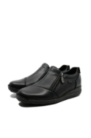 Imagine Pantofi comozi damă negri din mix de piele naturală RIK44265-00