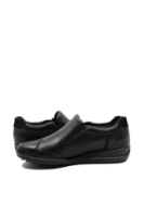 Imagine Pantofi comozi damă negri din mix de piele naturală RIK44265-00