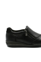 Imagine Pantofi comozi damă negri din mix de piele naturală RIK44265-00