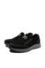Imagine Pantofi stil mocasini negri, din piele întoarsă RIKB0654-00