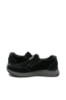 Imagine Pantofi stil mocasini negri, din piele întoarsă RIKB0654-00