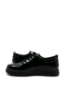 Imagine Pantofi damă casual-office, cu șiret, negri din lac KIVA3113