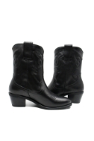 Imagine Ghete damă ciocate negre din piele naturală CASP06088
