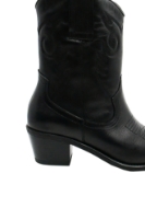 Imagine Ghete damă ciocate negre din piele naturală CASP06088