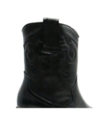 Imagine Ghete damă ciocate negre din piele naturală CASP06088