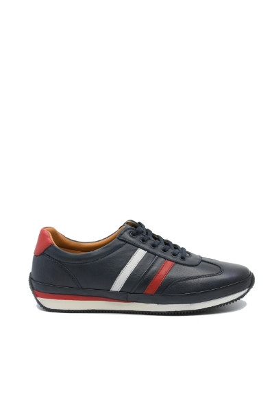 Imagine Pantofi casual sport bărbați, bleumarin, din piele naturală GOR061