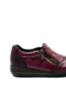 Imagine Pantofi comozi damă roșu grena din mix de piele naturală RIK44265-35