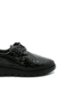Imagine Pantofi negri din piele naturală, cu model solzi GOR3000
