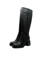 Imagine Cizme damă elegante, negre, din piele naturală OTR30002