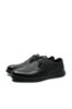 Imagine Pantofi casual negri bărbați din piele naturală moale FNX888161